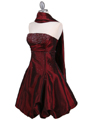 Burgundy Beaded Bubble Dress Burgundy Beaded Bubble Dress