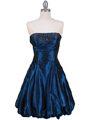 Navy Beaded Bubble Dress
