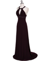 Purple Embellished Jersey Gown Purple Embellished Jersey Gown