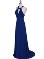 Royal Blue Embellished Jersey Gown Royal Blue Embellished Jersey Gown