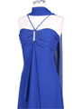 Royal Blue Evening Dress with Rhine Stone Pin Royal Blue Evening Dress with Rhine Stone Pin