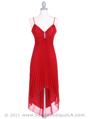 1134 Red Cocktail Dress, Red