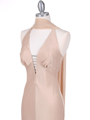 Gold Satin Evening Gown