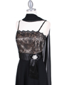 Black/Gold Laced Cocktail Dress