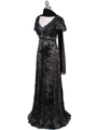 1227 Black Lace Evening Dress - Black, Alt View Thumbnail