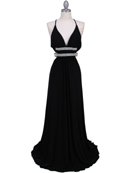 1249 Black Evening Gown, Black