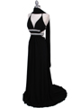 1249 Black Evening Gown - Black, Alt View Thumbnail