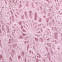 12959 Pink Flower Crochet Dress - Pink, Alt View Thumbnail