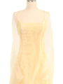 130  Ivory Organza Dress with Faux Mini Pearl - Alt. Image