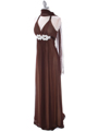 1333 Brown/Gold Evening Dress - Brown Gold, Alt View Thumbnail