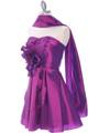 1337 Purple Taffeta Homecoming Dress - Purple, Alt View Thumbnail