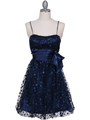 Royal Blue Giltter Cocktail Dress