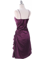 1517 Purple Cocktail Dress - Purple, Back View Thumbnail