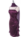 1517 Purple Cocktail Dress - Purple, Alt View Thumbnail