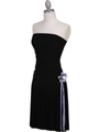 Black Strapless Pleated Cocktail Dress Black Strapless Pleated Cocktail Dress