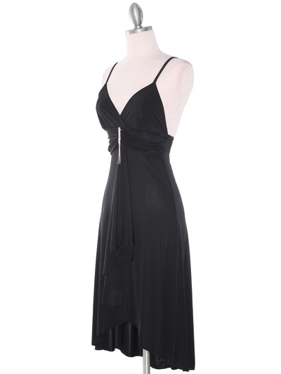 1745 Black Party Dress - Black, Alt View Medium