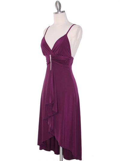1745 Purple Party Dress - Purple, Alt View Medium
