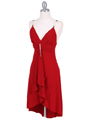 1745 Red Party Dress - Red, Alt View Thumbnail