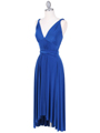 Royal Blue 3/4 Length Party Dress