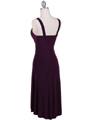 1813S Purple Cocktail Dress - Purple, Back View Thumbnail