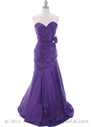 C1814 Purple Prom Dress, Purple
