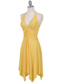 Yellow Halter Party Dress Yellow Halter Party Dress