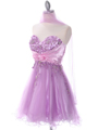 183 Lilac Strapless Homecoming Dress - Lilac, Alt View Thumbnail