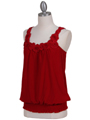 Red Sleeveless Top Red Sleeveless Top