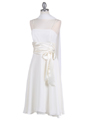 Ivory Tea Length Dress