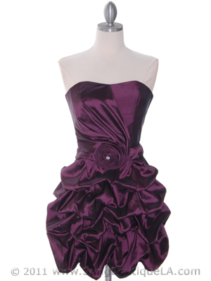 186 Dark Purple Homecoming Dress, Dark Purple