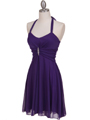 Purple Halter Party Dress Purple Halter Party Dress