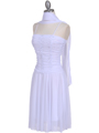 1975 White Party Dress - White, Alt View Thumbnail