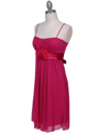 Hot Pink Rosette Cocktail Dress