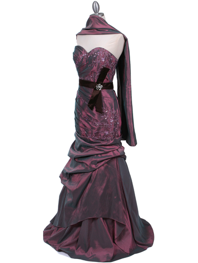 2004 Light Purple Prom Evening Gown - Light Purple, Alt View Medium