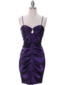 2010 Purple Homecoming Cocktail Dress - Purple, Front View Thumbnail