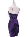 2010 Purple Homecoming Cocktail Dress - Purple, Back View Thumbnail