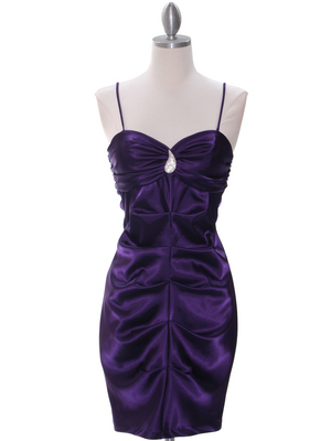 2010 Purple Homecoming Cocktail Dress,