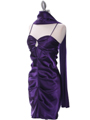 2010 Purple Homecoming Cocktail Dress - Purple, Alt View Thumbnail