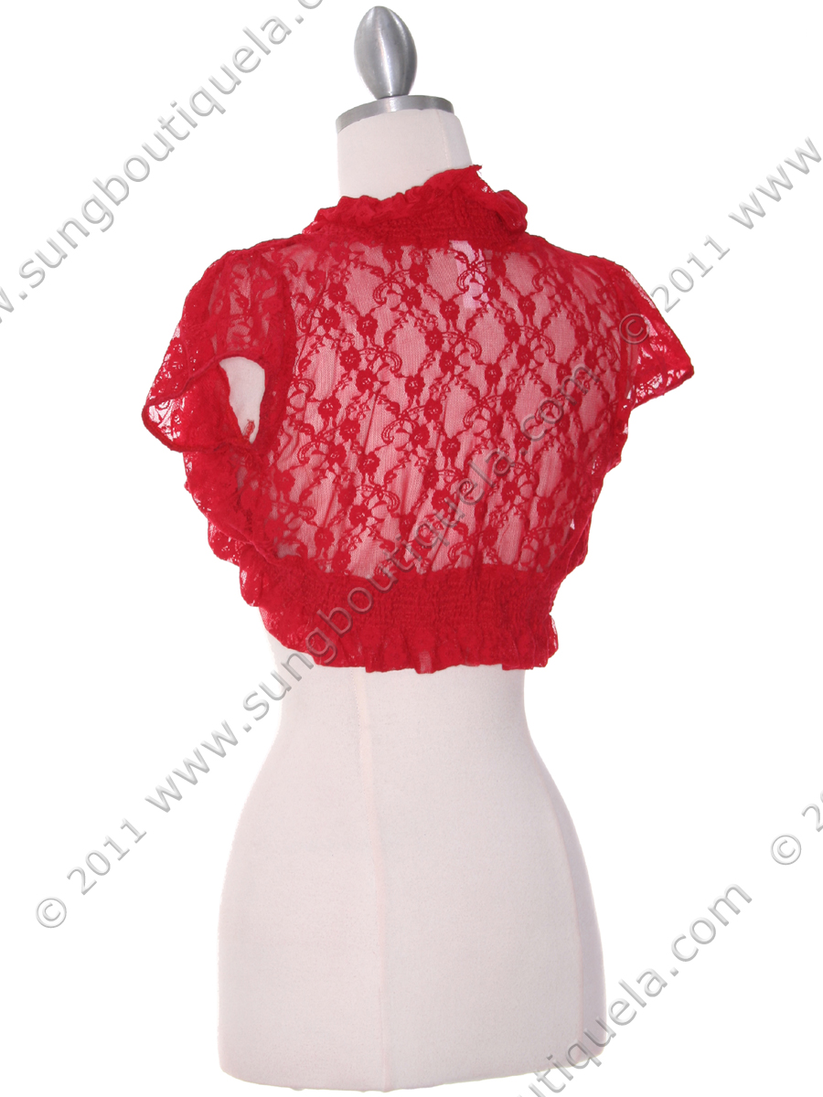 Red Lace Bolero