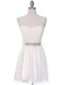 Ivory Lace Cocktail Dress