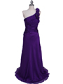 2129 Purple One Should Prom Evening Dress - Purple, Front View Thumbnail