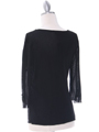 2289  Black Beaded Top - Back Image