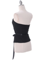 2749  Black Lace Strapless Top - Back Image