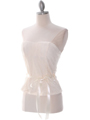 Ivory Lace Strapless Top