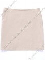 2769 Beige Mini Skirt - Beige, Back View Thumbnail