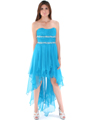 2274 Strapless High Low Cocktail Dress