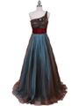 3057 Jade One Should Prom Gown - Jade, Front View Thumbnail
