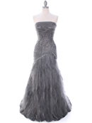 Grey Evening Dress