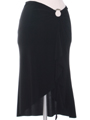 3240 Black Skirt - Black, Front View Thumbnail