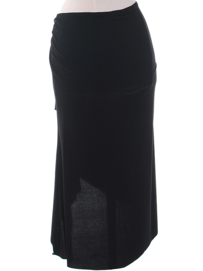 3240 Black Skirt - Black, Back View Medium